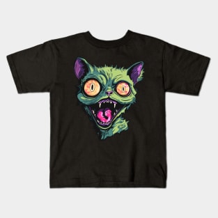 Zombie Cat Kids T-Shirt